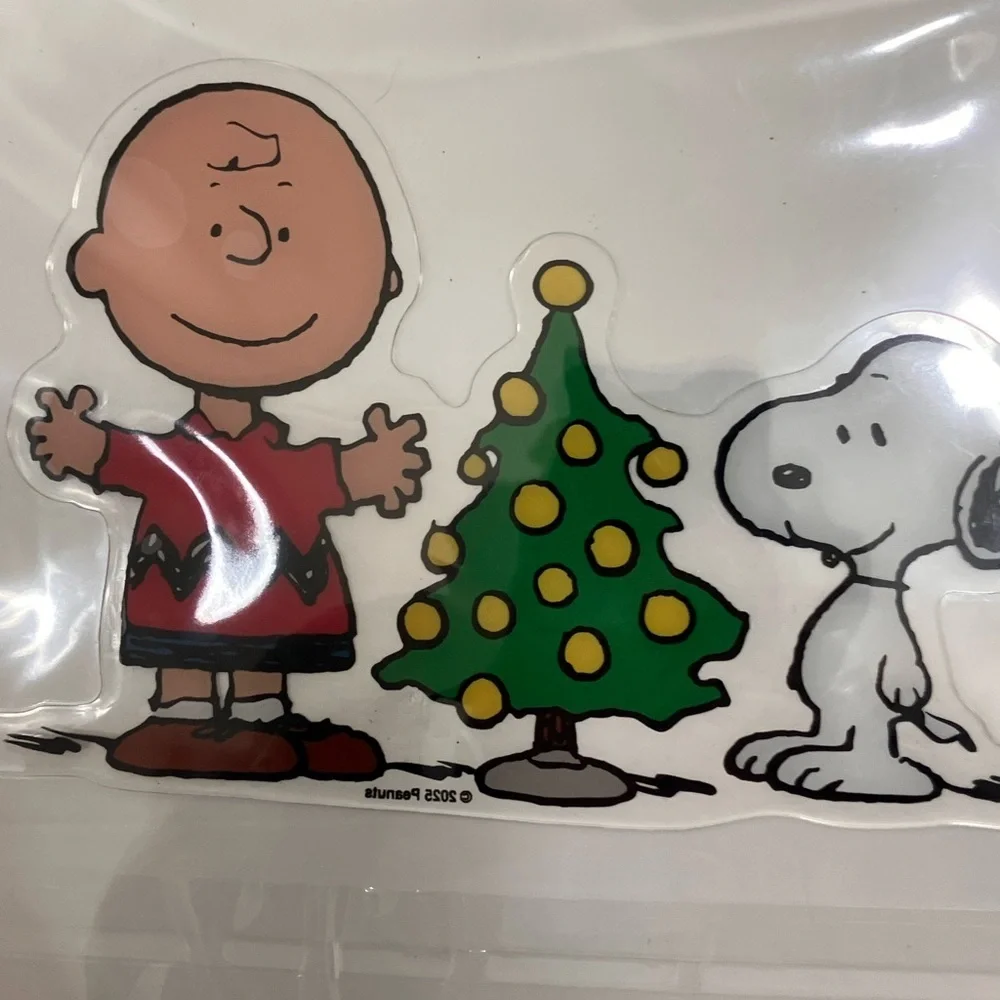 Peanuts Holiday Clings with Charlie Brown and Snoopy